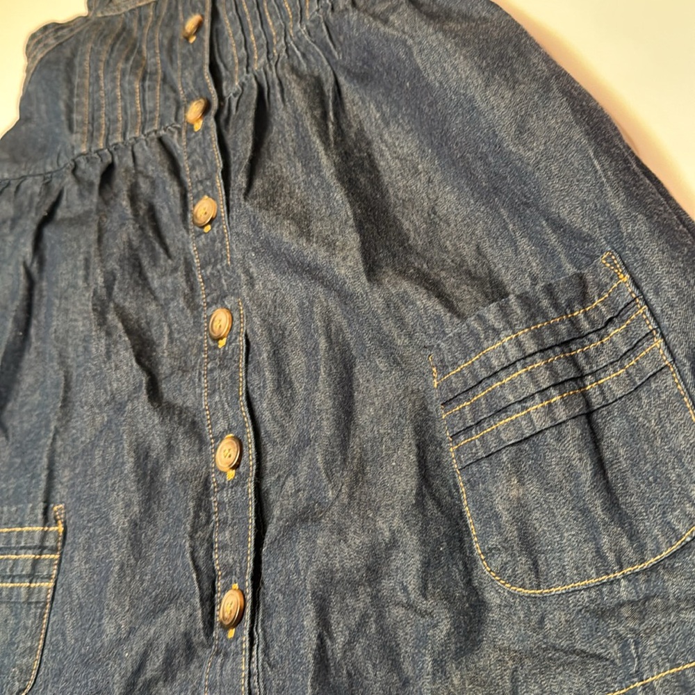 Baby Gap Denim Button-Up Dress (like new!) - Picture 5 of 5